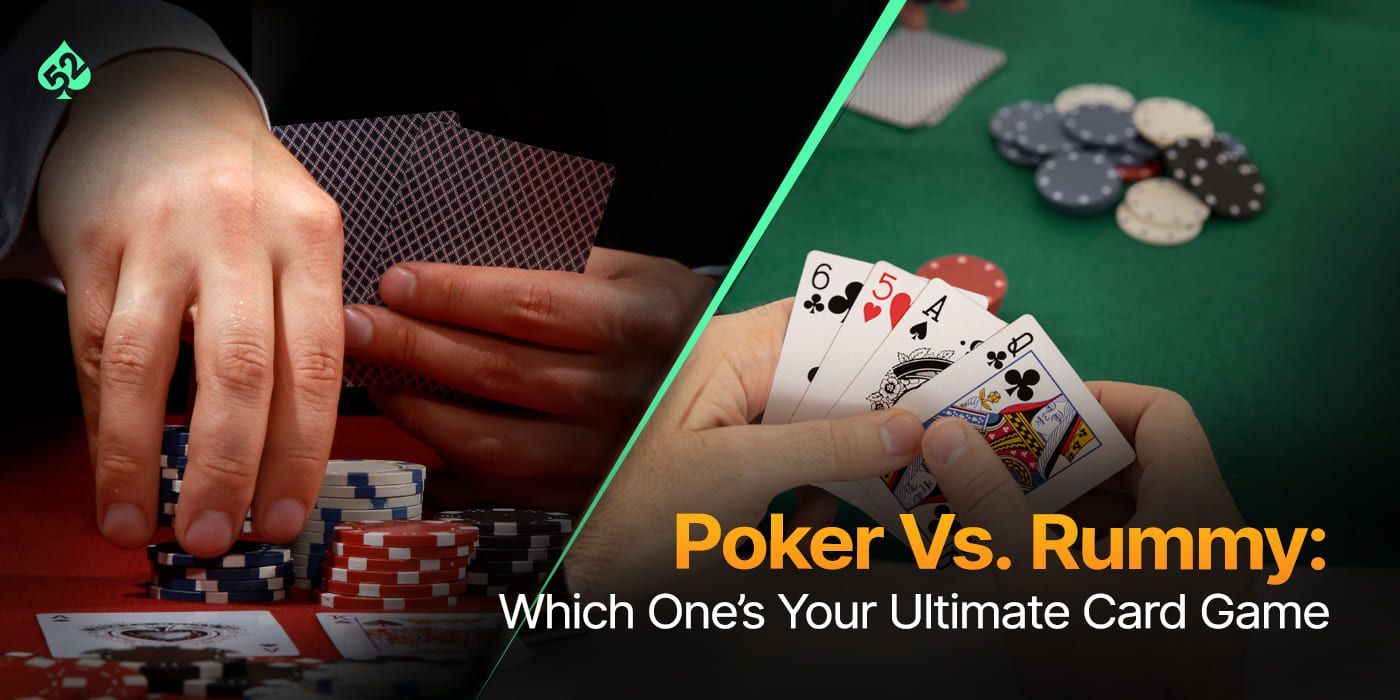 Difference Between Poker and Rummy